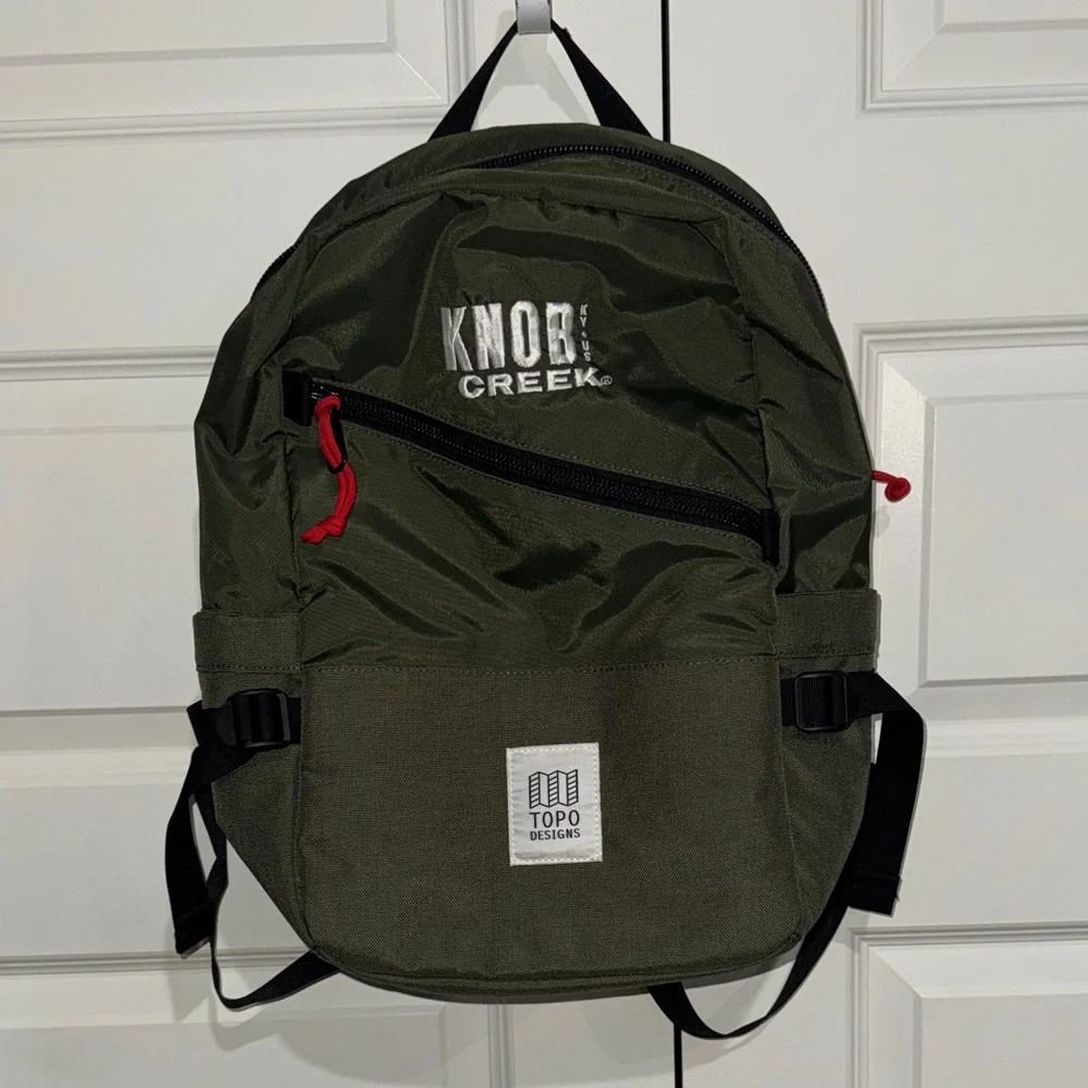 Knob Creek Olive Green Backpack - Picture 1 of 6